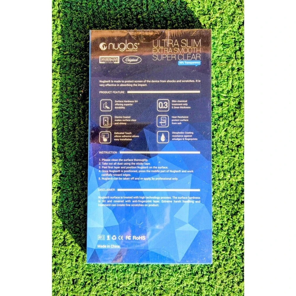 2 Pack iPhone X 10 Screen Protector Tempered Glass Screen Protector Pack NIP